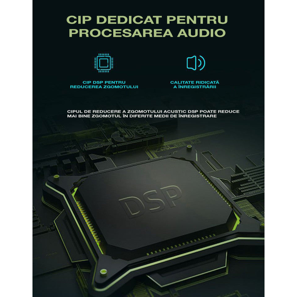Reportofon profesional cu activare vocala, Q55, 8 GB, difuzor, MP3 - imagine 10