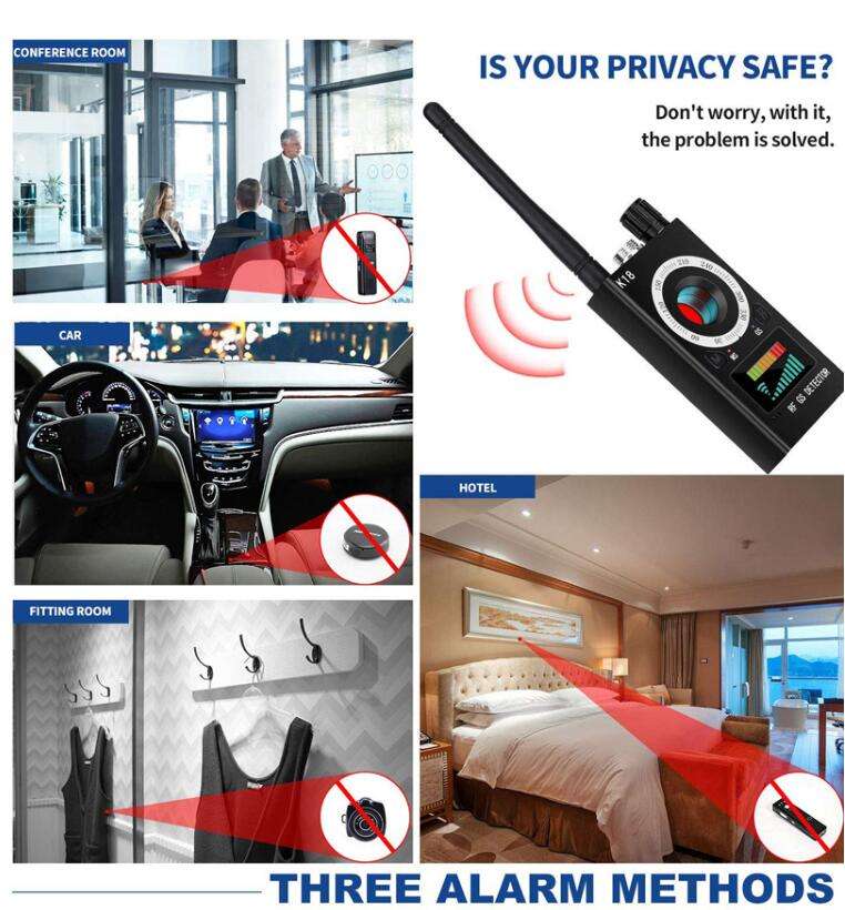 Detector profesional camere ascunse, microfoane, localizator GPS, reportofoane - 2 | YEO