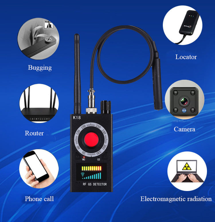 Detector profesional camere ascunse, microfoane, localizator GPS, reportofoane - 2 | YEO