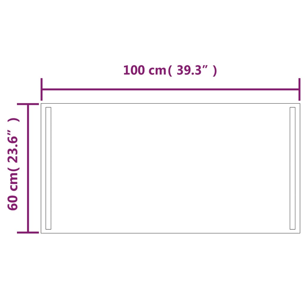 Oglinda de baie cu LED - 4 | YEO