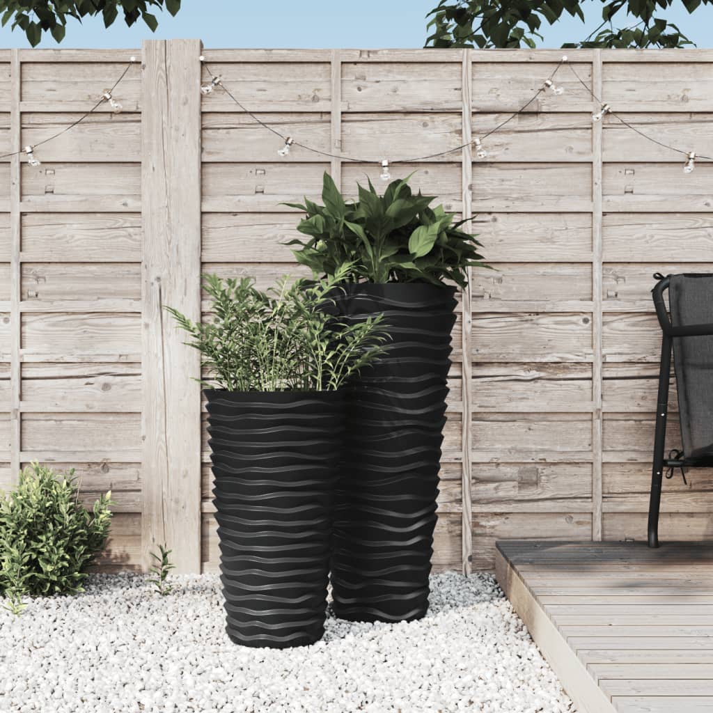 Jardiniera cu interior detasabil, antracit, 8 / 22 L PP canelat — imaginea 2