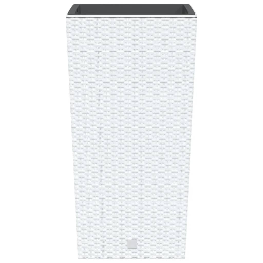 Jardiniera cu interior detasabil, alb, 21 / 49 L, PP ratan — imaginea 4