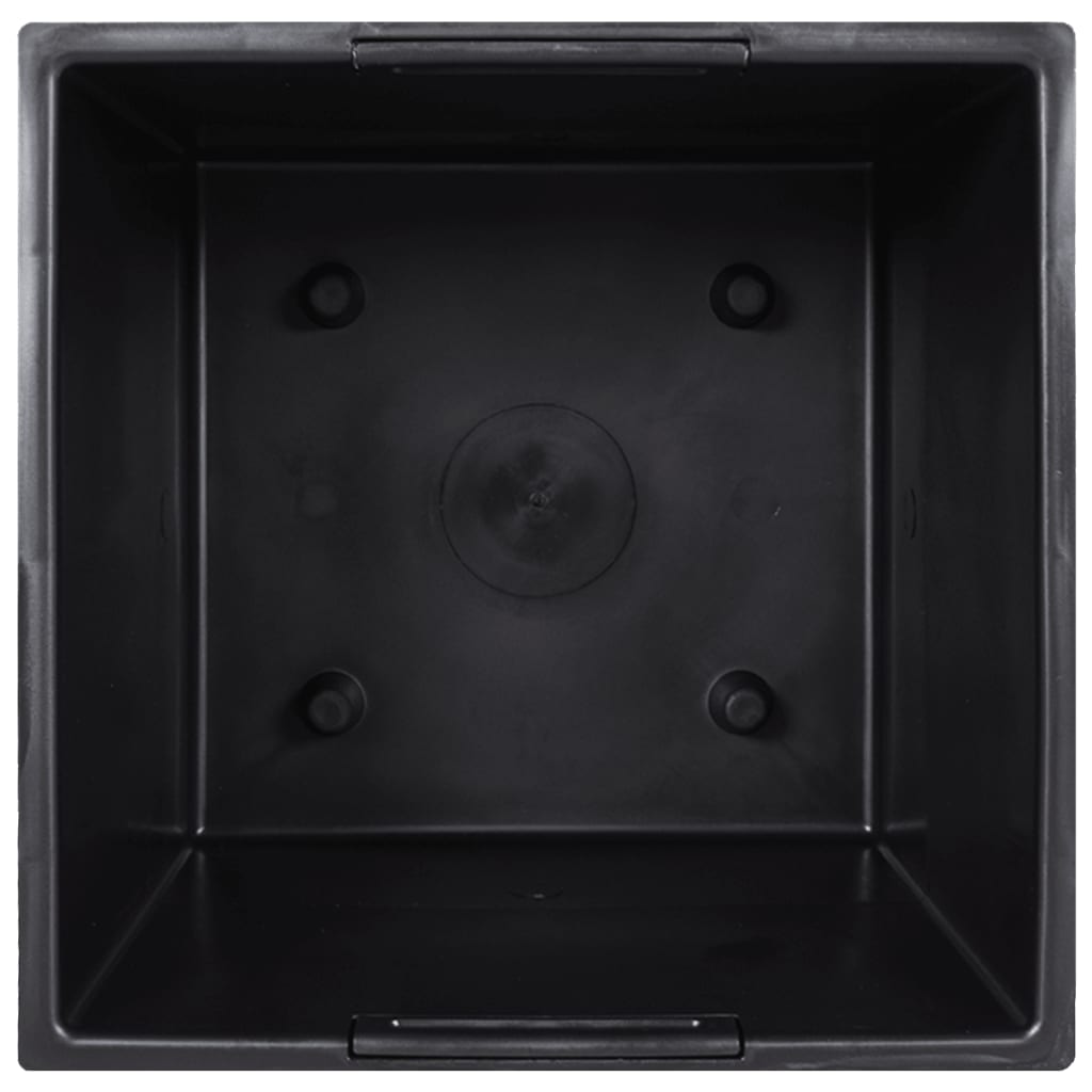 Jardiniera cu interior detasabil, alb, 21 / 49 L, PP ratan — imaginea 5