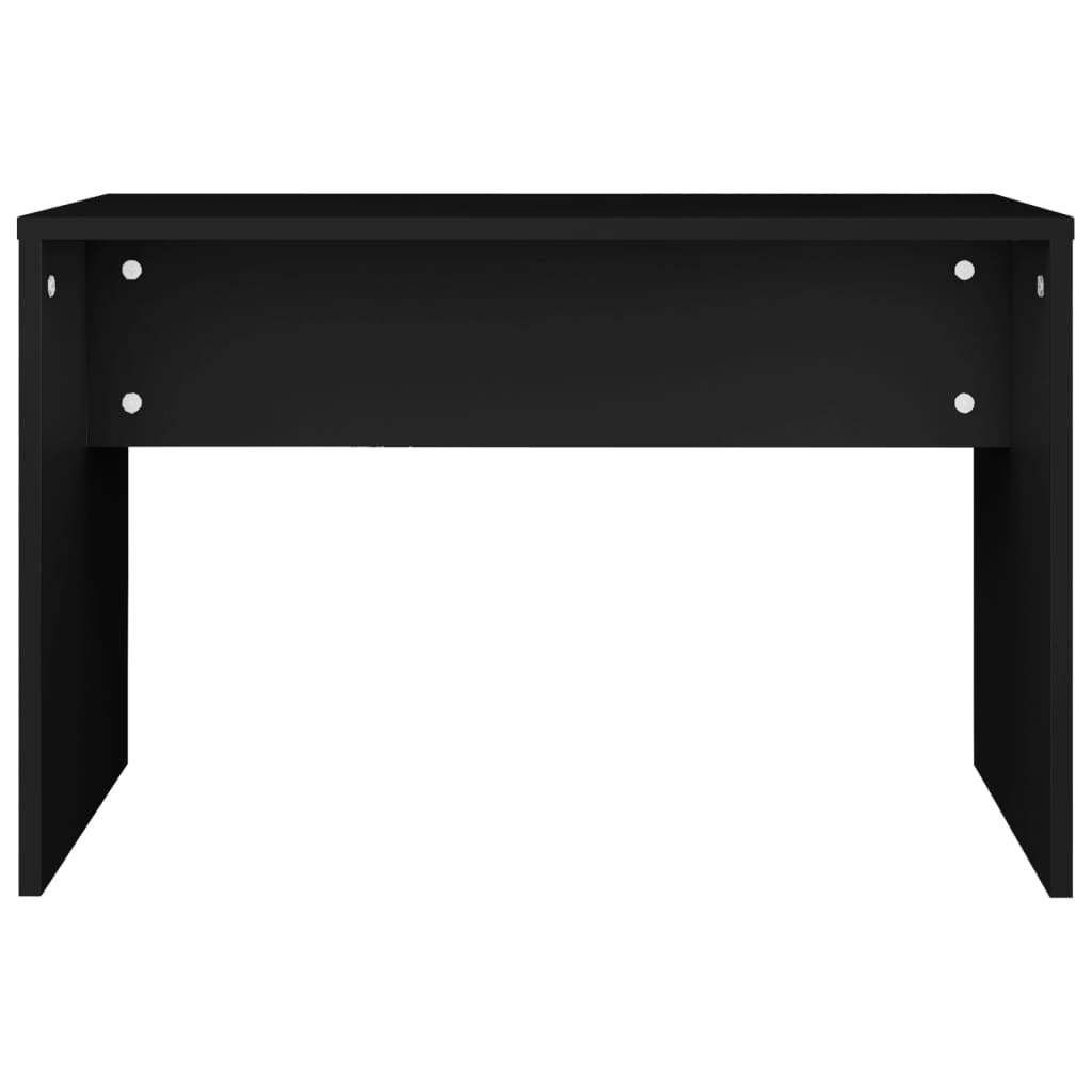 Set masuta de toaleta, negru, 74,5x40x141 cm — imaginea 8