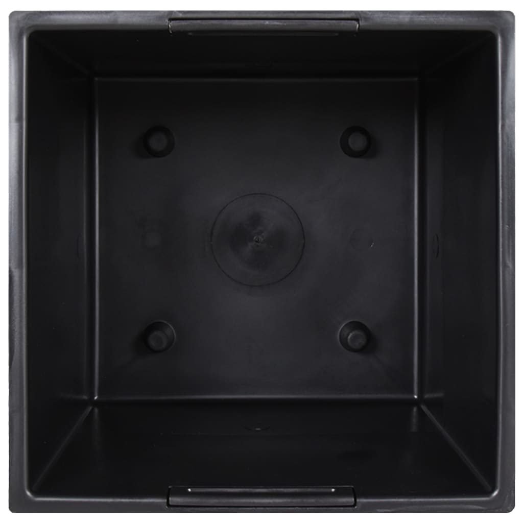 Jardiniera cu interior detasabil, antracit, 21 / 49 L, PP ratan — imaginea 5