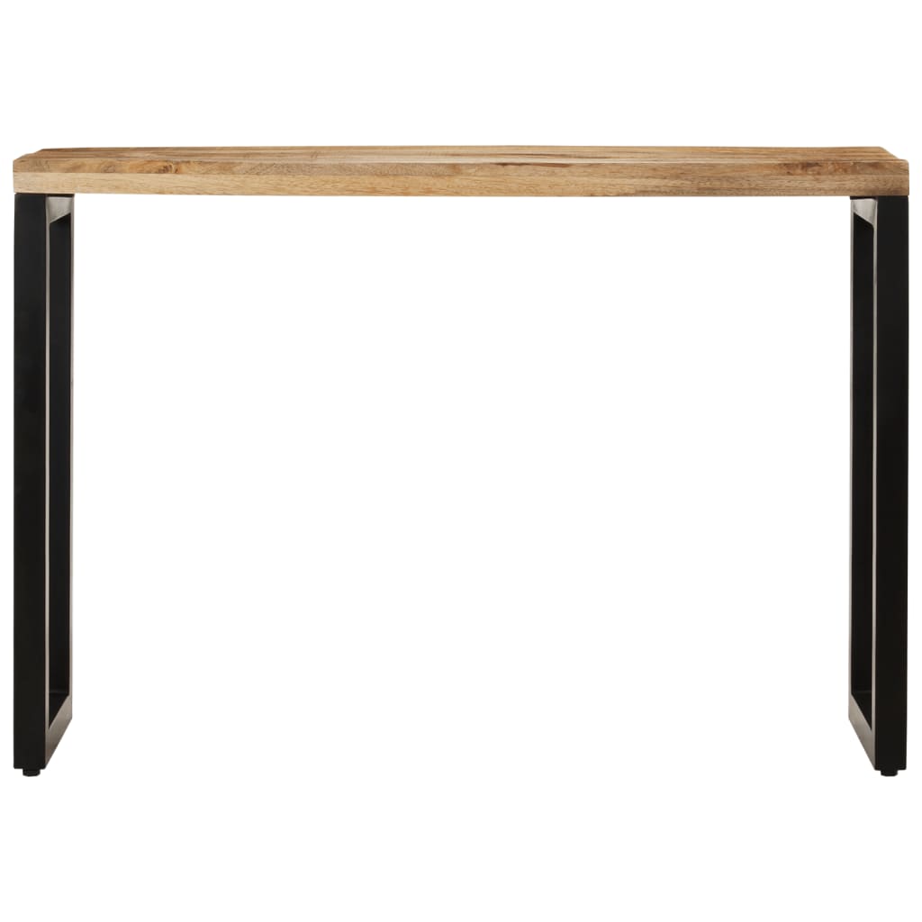 Masa consola, 110x35x76 cm, lemn masiv de mango brut — imaginea 2