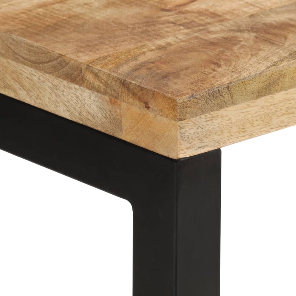 Masa consola, 110x35x76 cm, lemn masiv de mango brut — imaginea 4