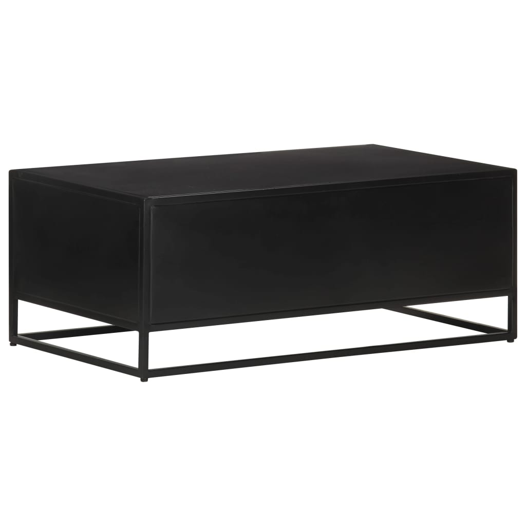 Masuta de cafea, 90x50x35 cm, lemn de mango nefinisat — imaginea 4