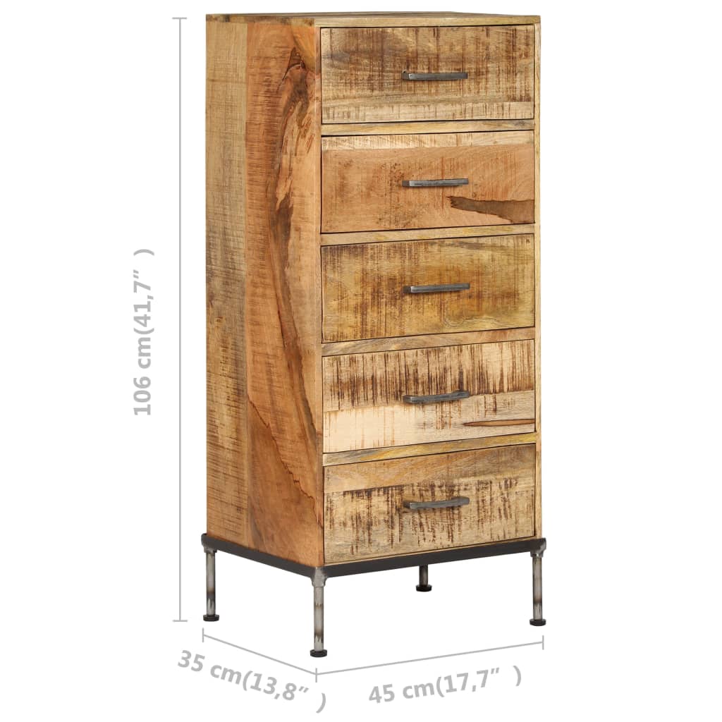Scrin, 45x35x106 cm, lemn masiv de mango — imaginea 8