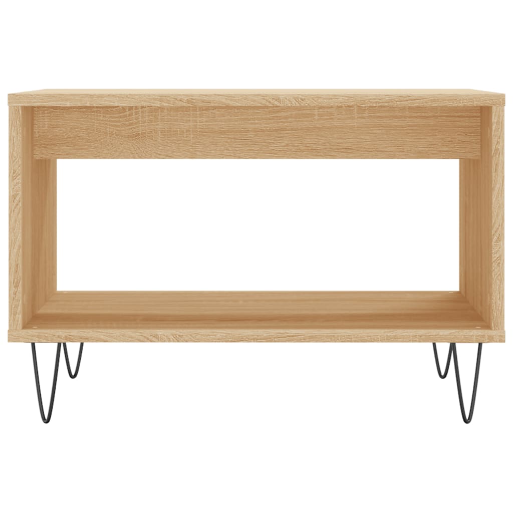 Masuta de cafea, stejar sonoma, 60x50x40 cm, lemn prelucrat — imaginea 4