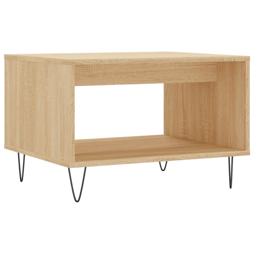 Masuta de cafea, stejar sonoma, 60x50x40 cm, lemn prelucrat — imaginea 6