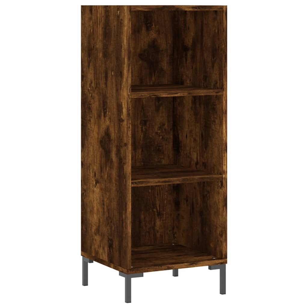 Servanta, stejar fumuriu, 34,5x32,5x90 cm, lemn prelucrat