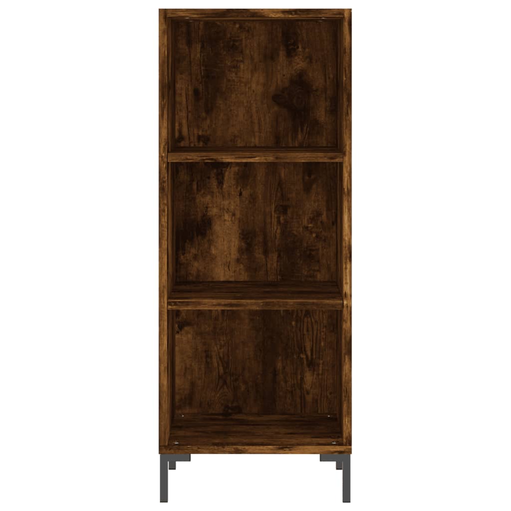 Servanta, stejar fumuriu, 34,5x32,5x90 cm, lemn prelucrat — imaginea 4