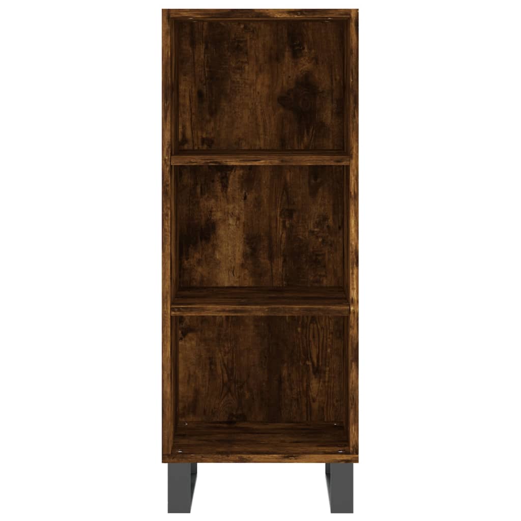 Servanta, stejar fumuriu, 34,5x32,5x90 cm, lemn prelucrat — imaginea 4