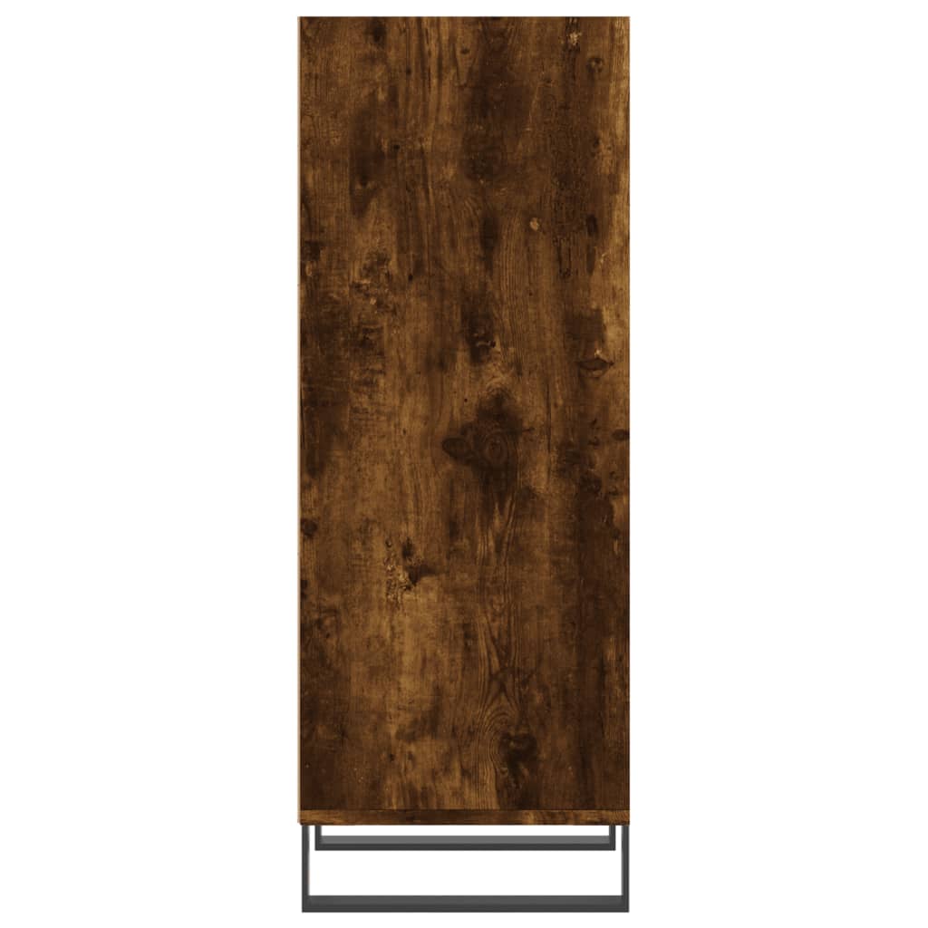 Servanta, stejar fumuriu, 34,5x32,5x90 cm, lemn prelucrat — imaginea 5