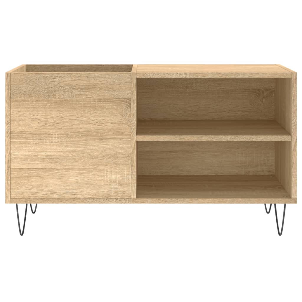 Dulap pentru discuri stejar sonoma 85x38x48 cm lemn prelucrat — imaginea 4