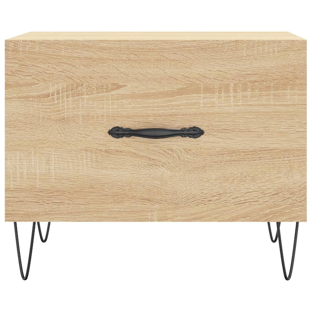 Masuta de cafea, stejar sonoma, 50x50x40 cm, lemn prelucrat — imaginea 5