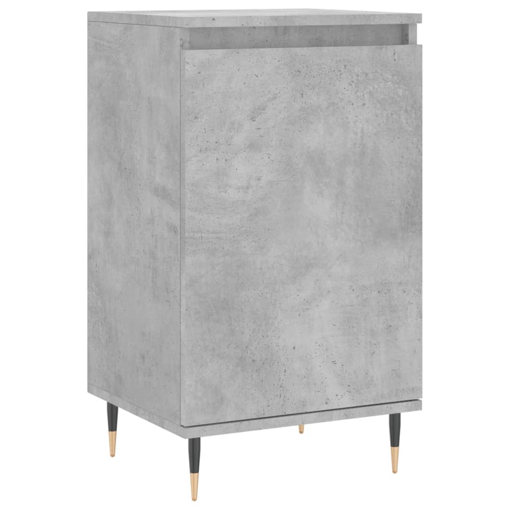 Servante, 2 buc., gri beton, 40x35x70 cm, lemn prelucrat — imaginea 5