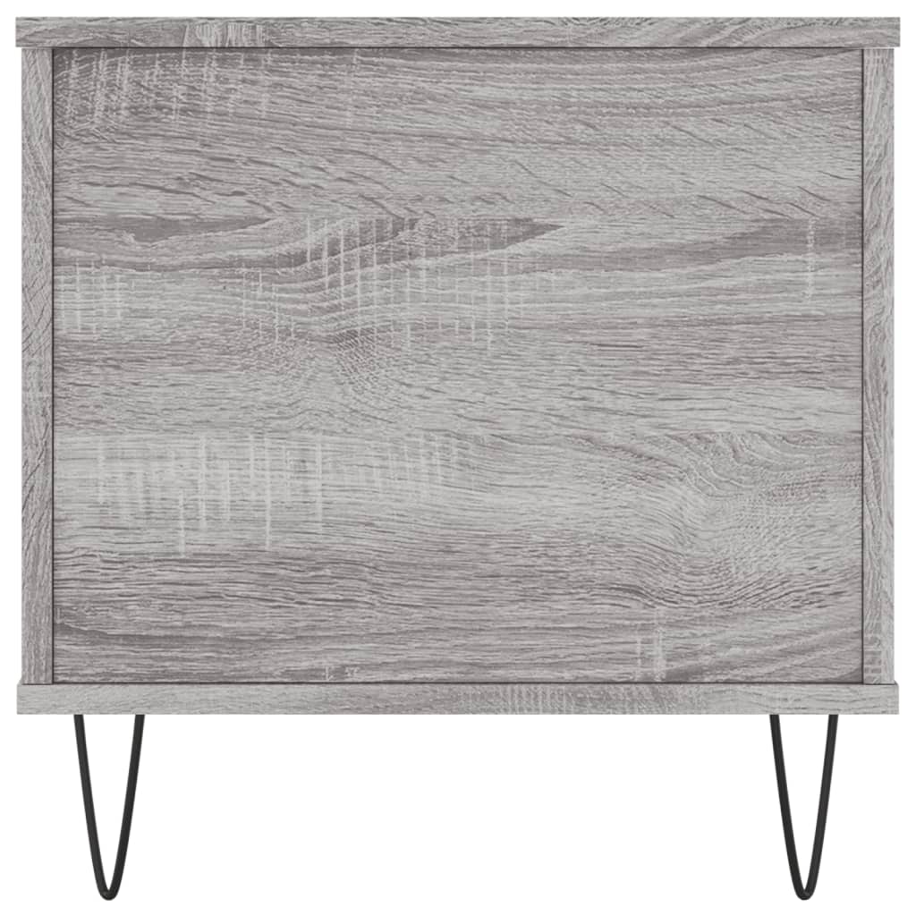 Masuta de cafea, gri sonoma, 90x44,5x45 cm, lemn compozit — imaginea 7
