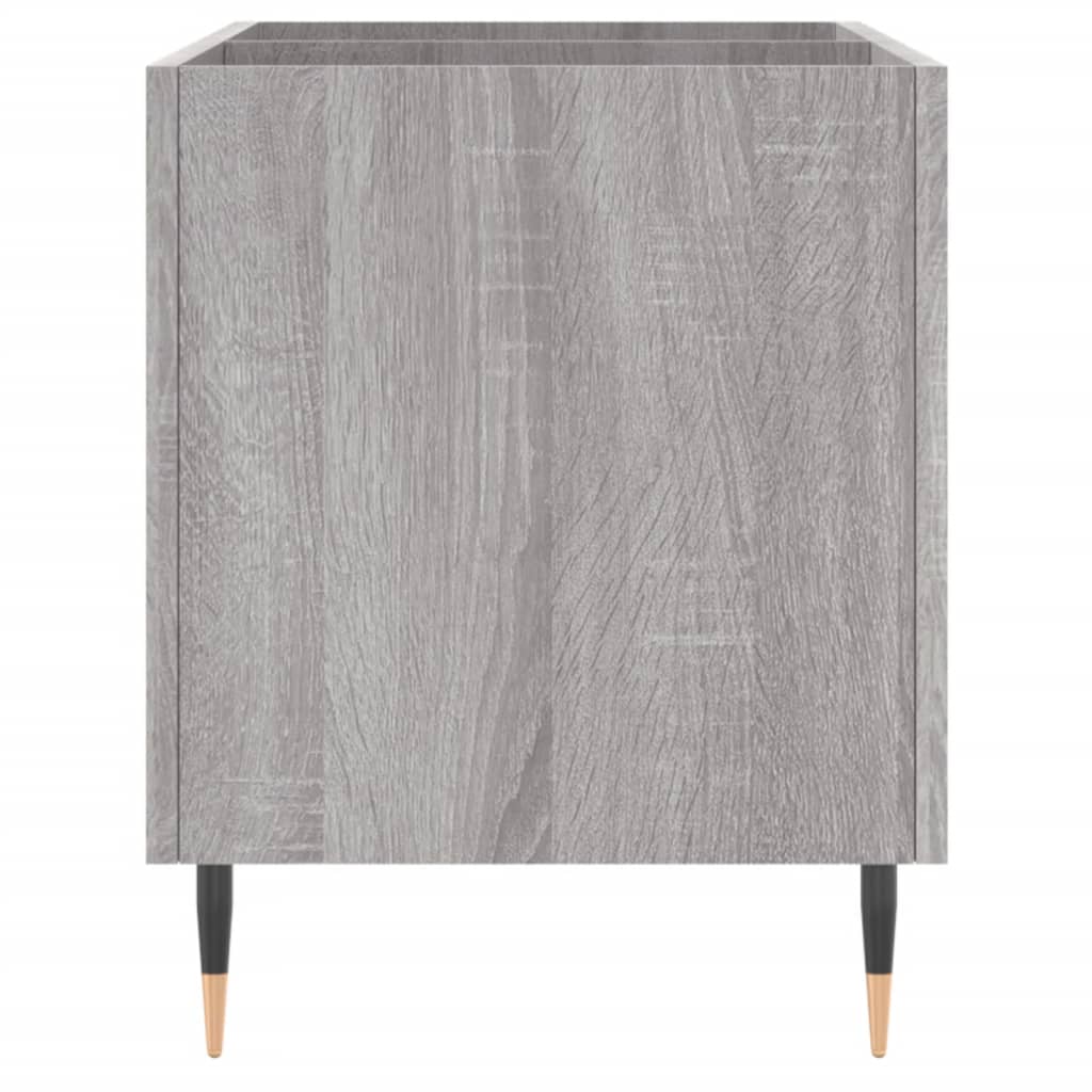 Dulap pentru discuri gri sonoma 74,5x38x48 cm lemn prelucrat — imaginea 5