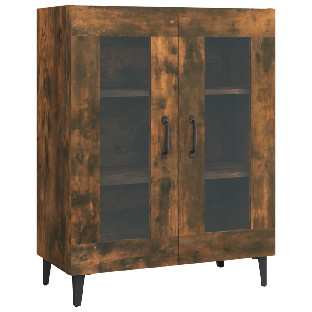 Servanta, stejar fumuriu, 69,5x34x90 cm, lemn compozit