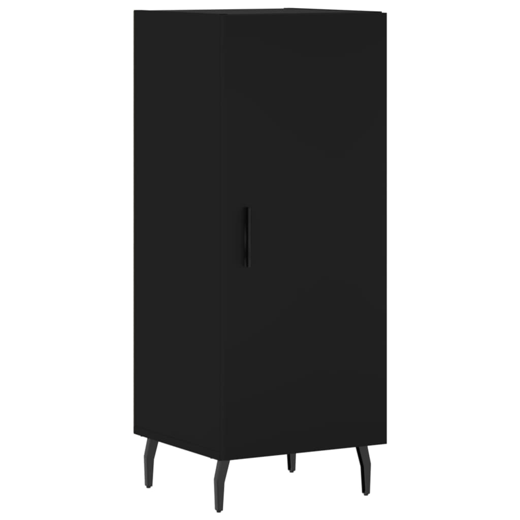 Servanta, negru, 34,5x34x90 cm, lemn compozit