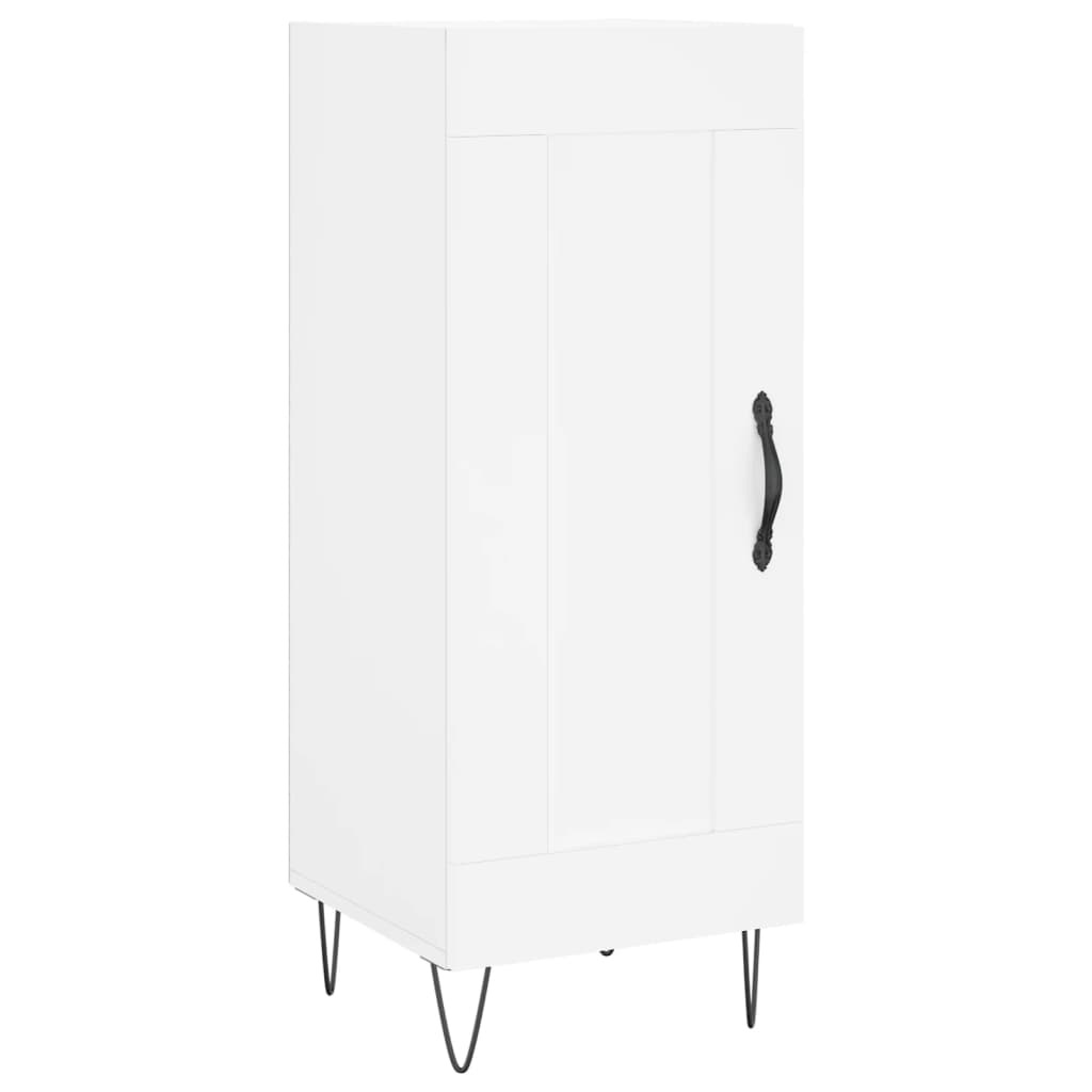 Servanta, alb, 34,5x34x90 cm, lemn compozit