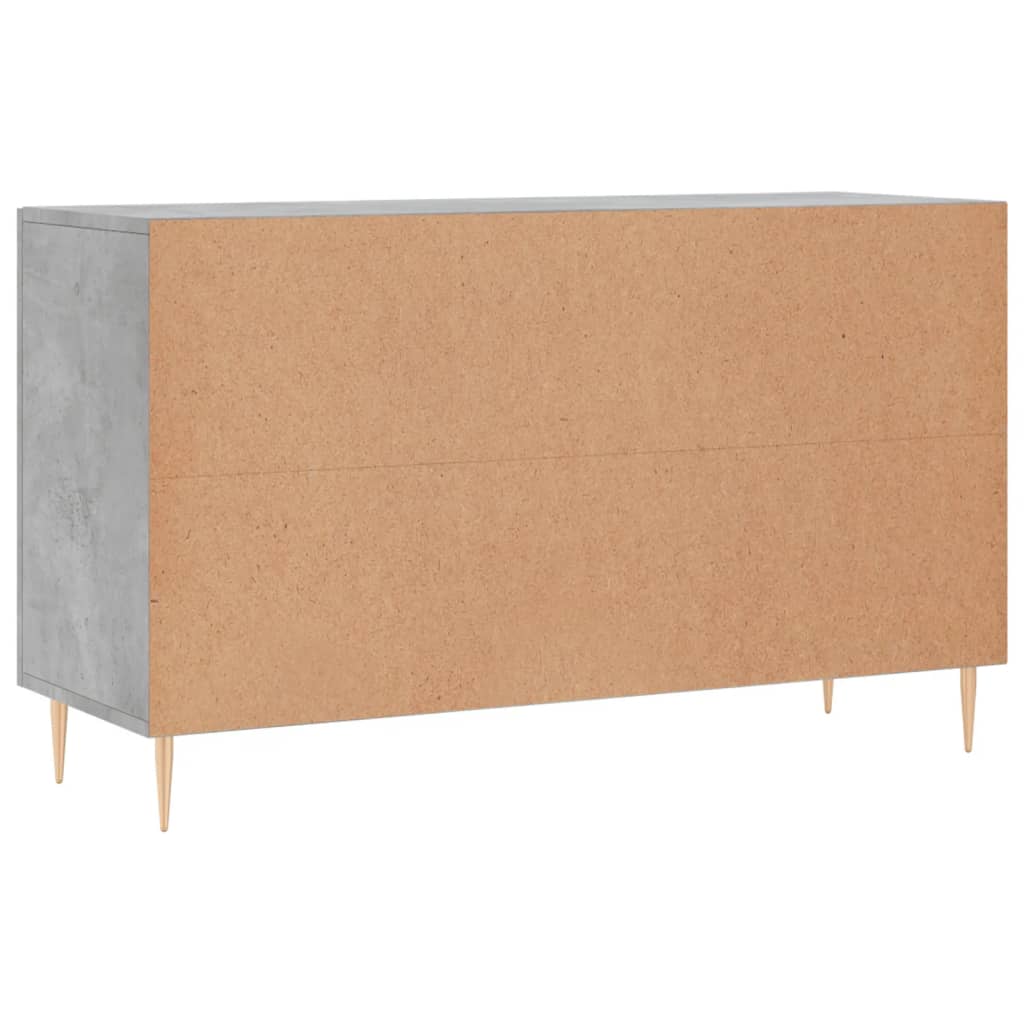 Servanta, gri beton, 100x36x60 cm, lemn compozit — imaginea 8