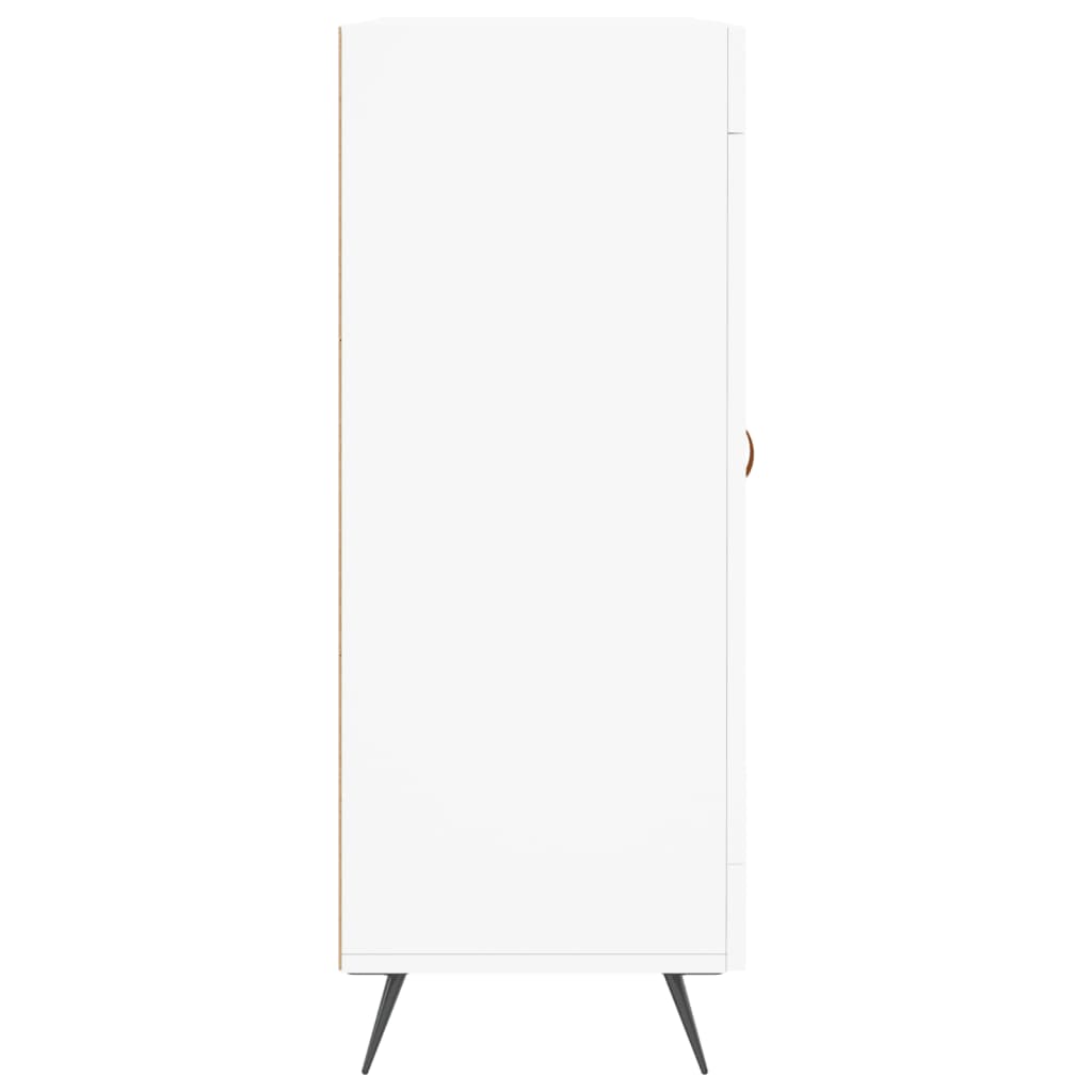 Servanta, alb, 69,5x34x90 cm, lemn compozit — imaginea 7