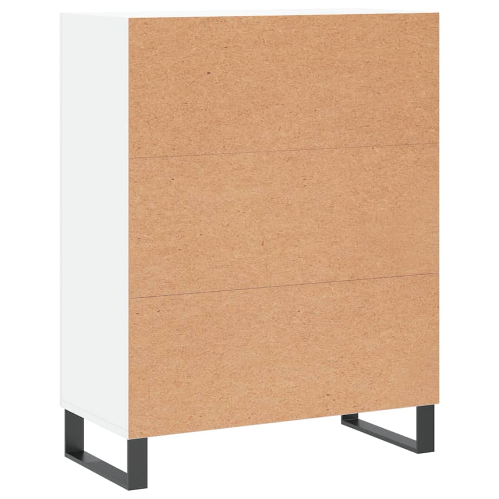 Servanta, alb, 69,5x34x90 cm, lemn compozit — imaginea 8
