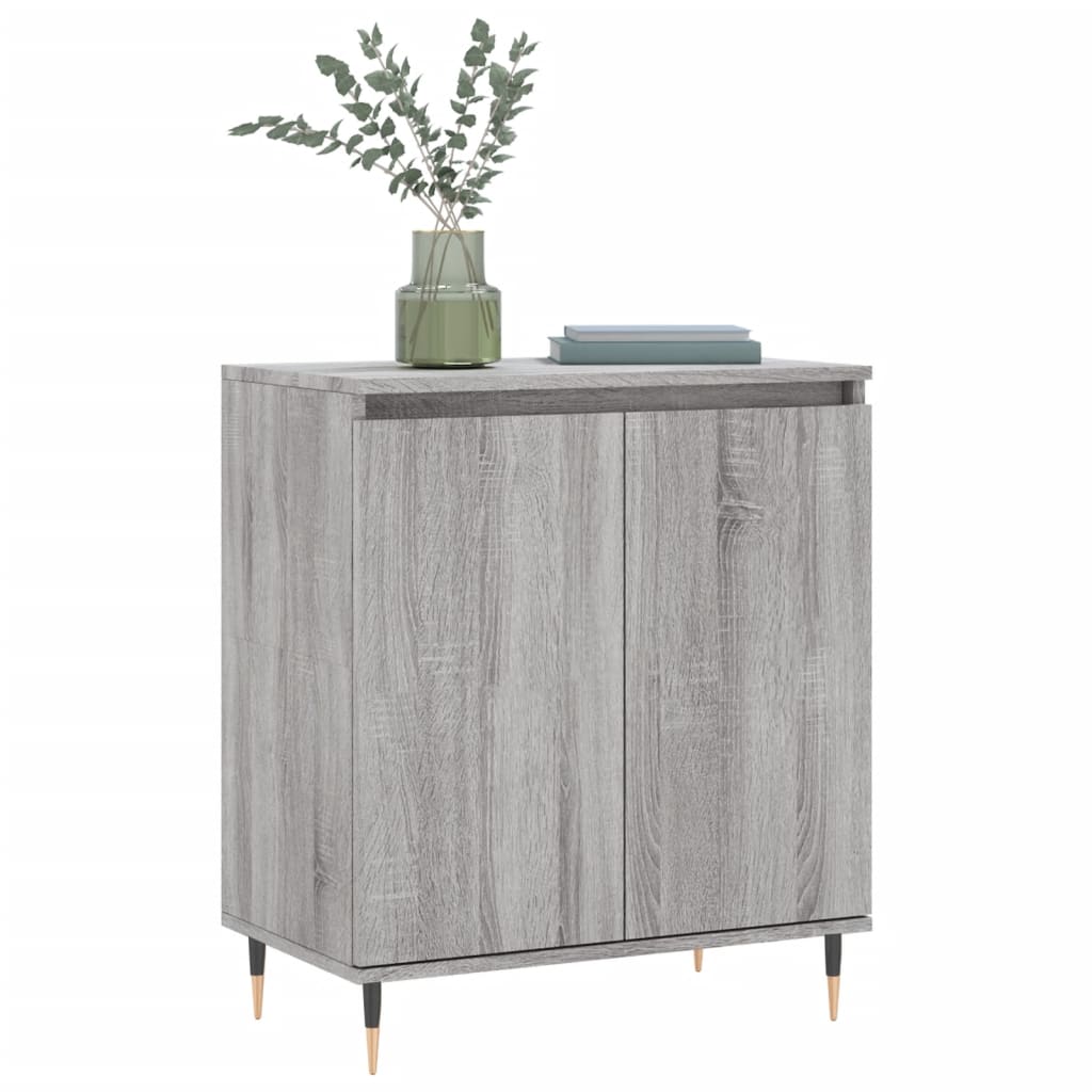 Servanta, sonoma gri, 60x35x70 cm, lemn prelucrat — imaginea 3