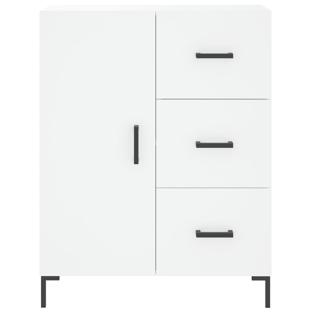 Servanta, alb, 69,5x34x90 cm, lemn compozit — imaginea 5