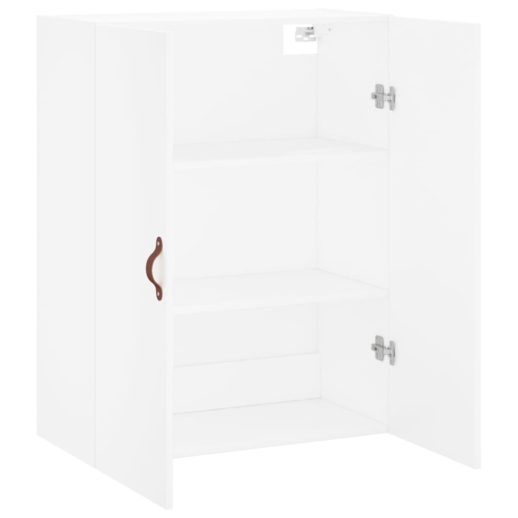 Dulap cu montaj pe perete, alb, 69,5x34x90 cm — imaginea 6