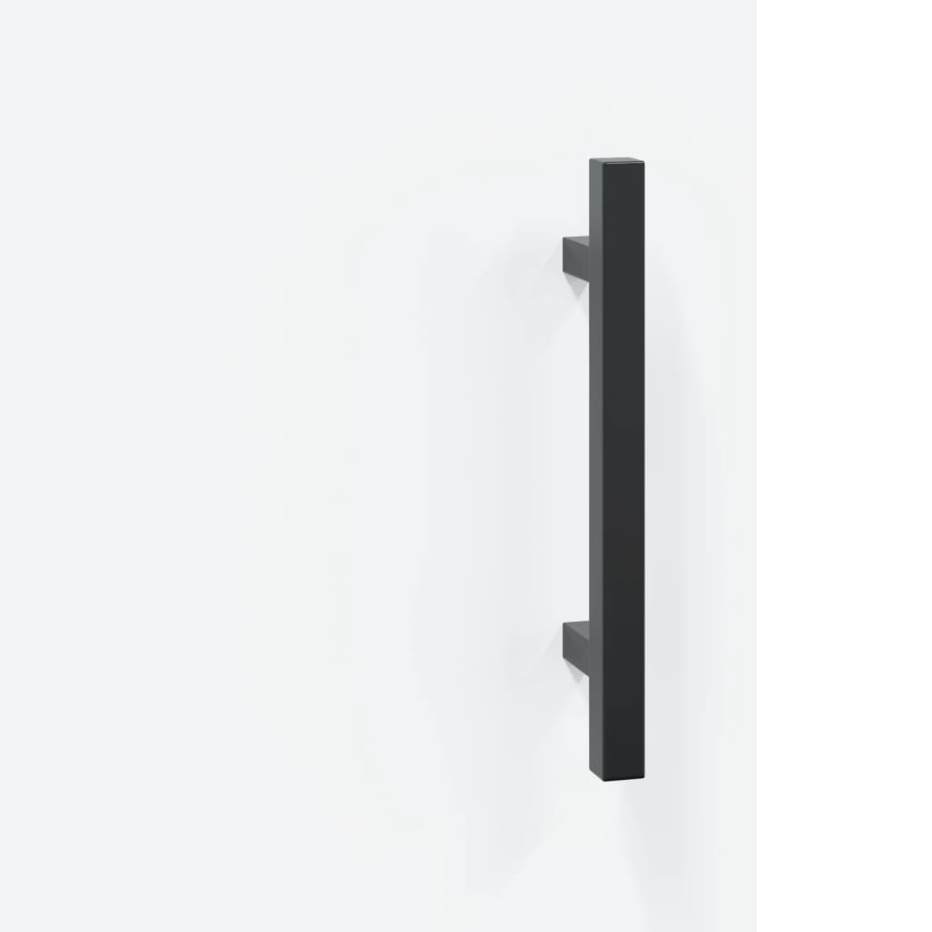 Servanta, alb, 69,5x34x90 cm, lemn compozit — imaginea 9