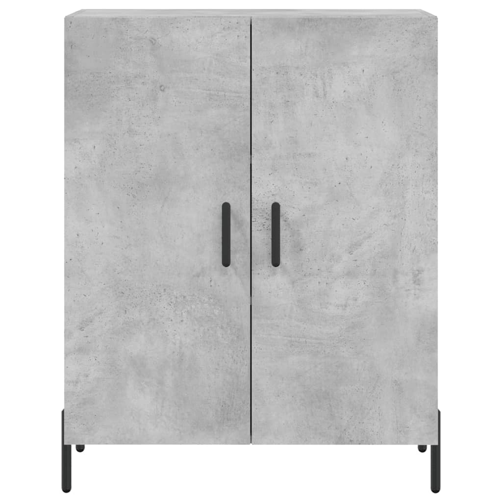 Servanta, gri beton, 69,5x34x90 cm, lemn compozit — imaginea 5