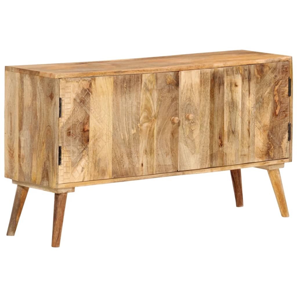 Servanta din lemn masiv de mango, 110 x 30 x 60 cm — imaginea 11