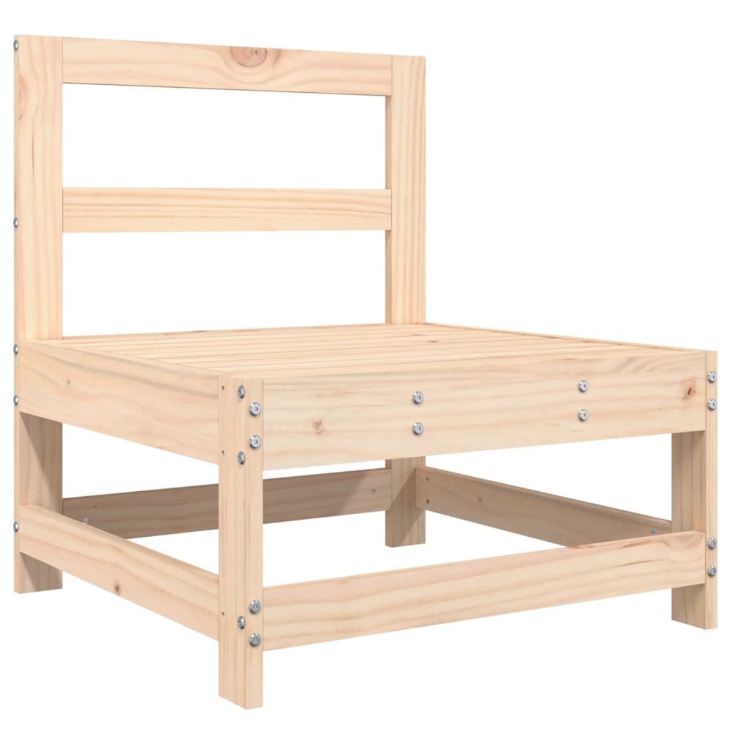Set mobilier relexare de gradina, 6 piese, lemn masiv de pin — imaginea 4