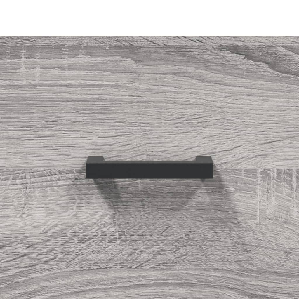 Noptiera, gri sonoma, 40x35x47,5 cm, lemn compozit — imaginea 9