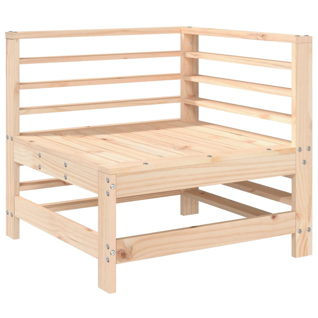 Set mobilier relexare de gradina, 6 piese, lemn masiv de pin — imaginea 4