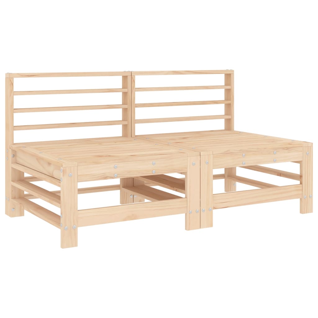Set mobilier relexare de gradina, 6 piese, lemn masiv de pin — imaginea 5