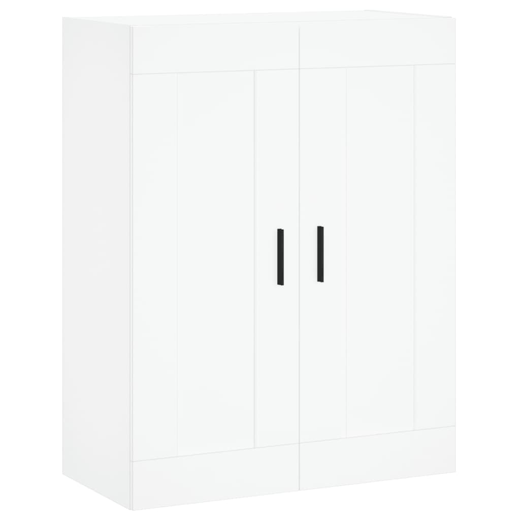 Dulap inalt, alb, 69,5x34x180 cm, lemn compozit — imaginea 5