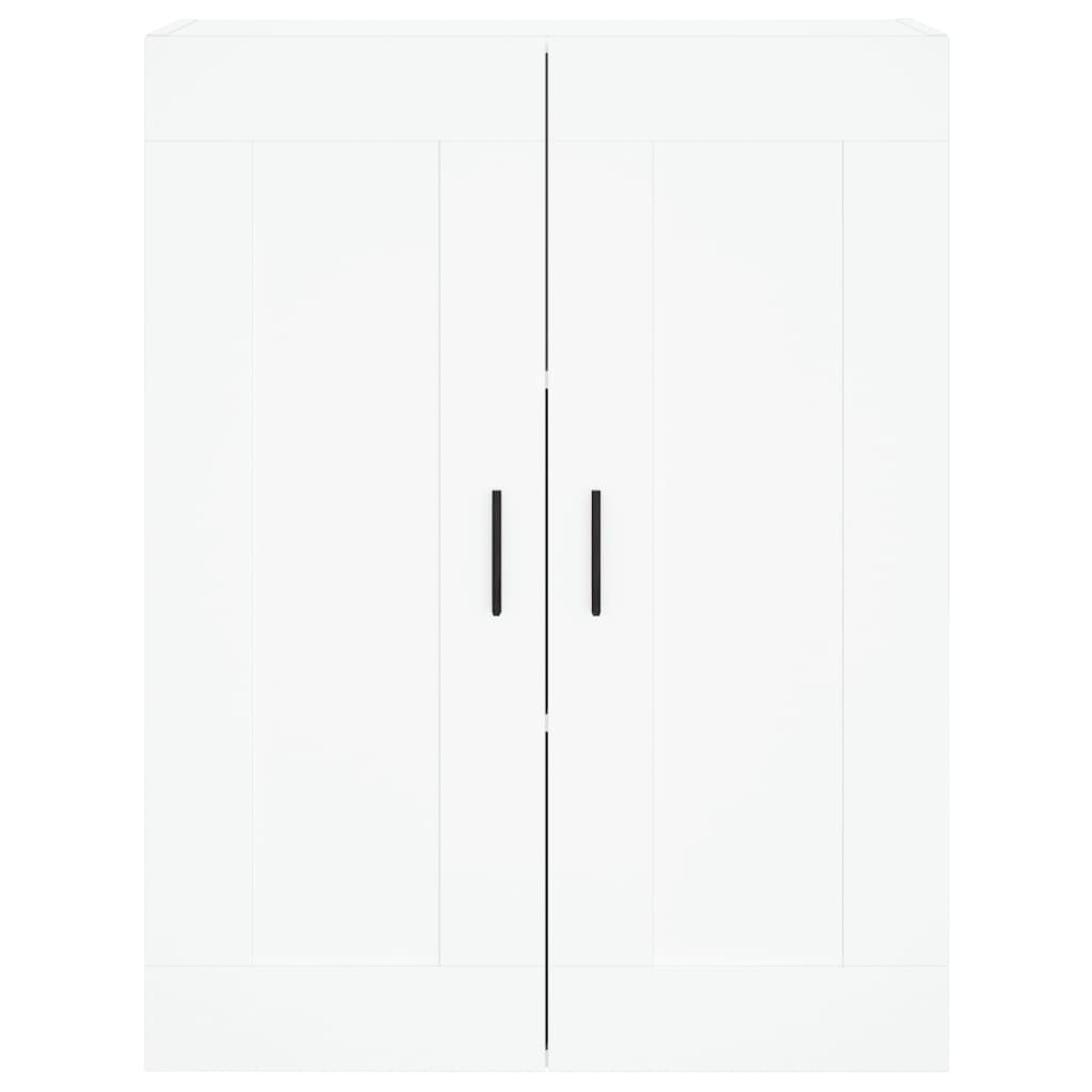 Dulap inalt, alb, 69,5x34x180 cm, lemn compozit — imaginea 6