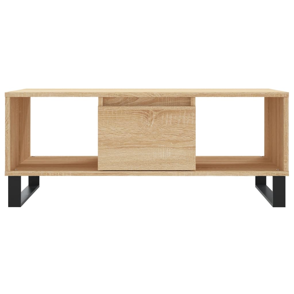 Masuta de cafea, stejar sonoma, 90x50x36,5 cm, lemn compozit — imaginea 5