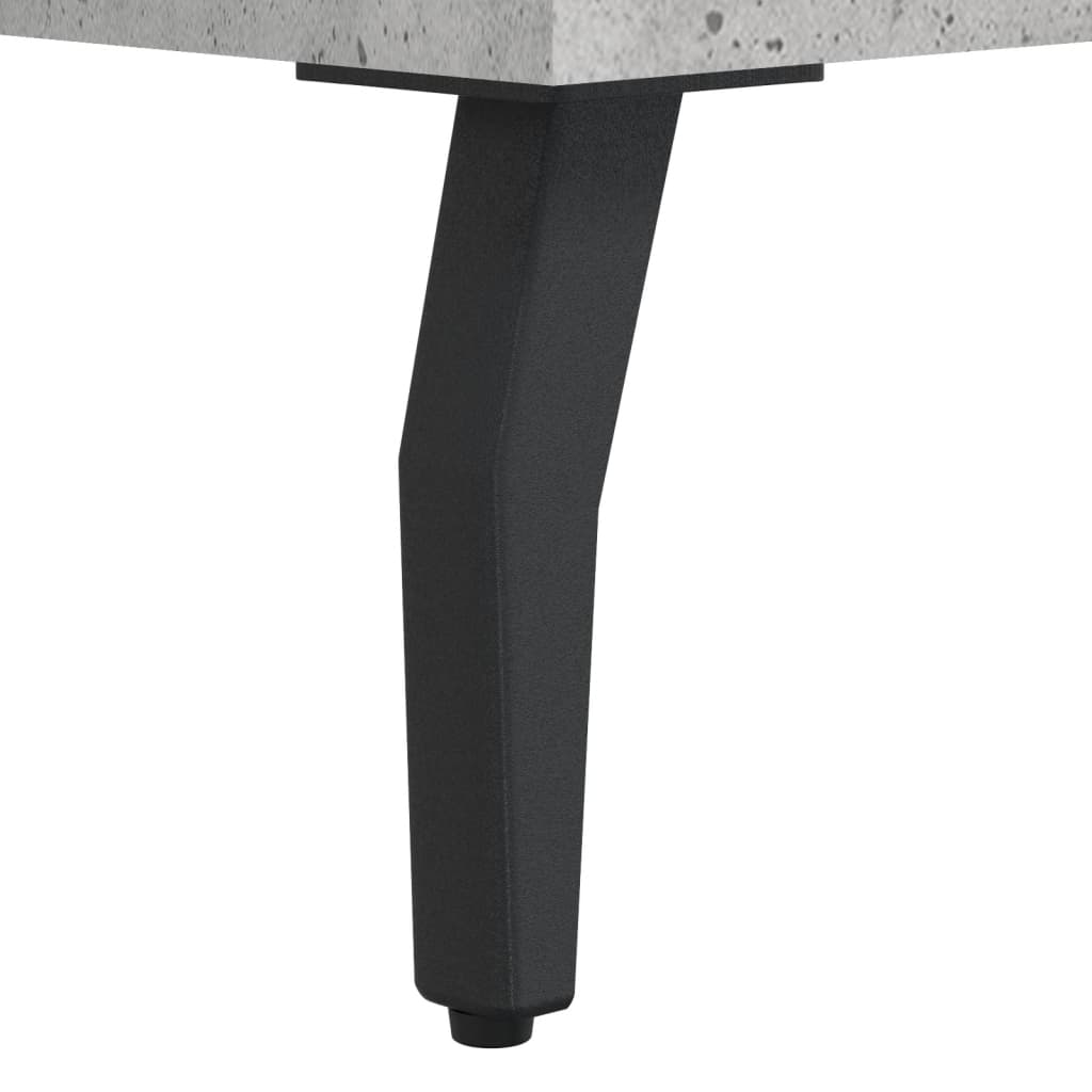 Dulap inalt, gri beton, 34,5x34x180 cm, lemn prelucrat — imaginea 11