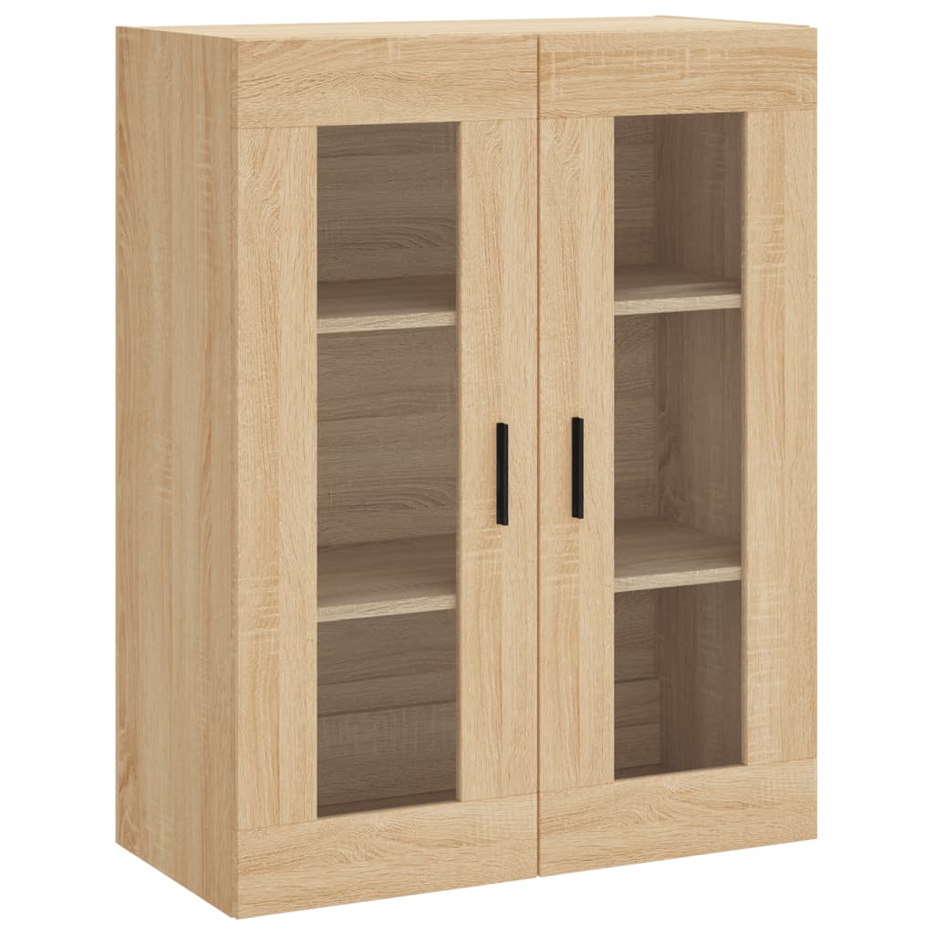 Dulap inalt, stejar sonoma, 69,5x34x180 cm, lemn compozit — imaginea 5