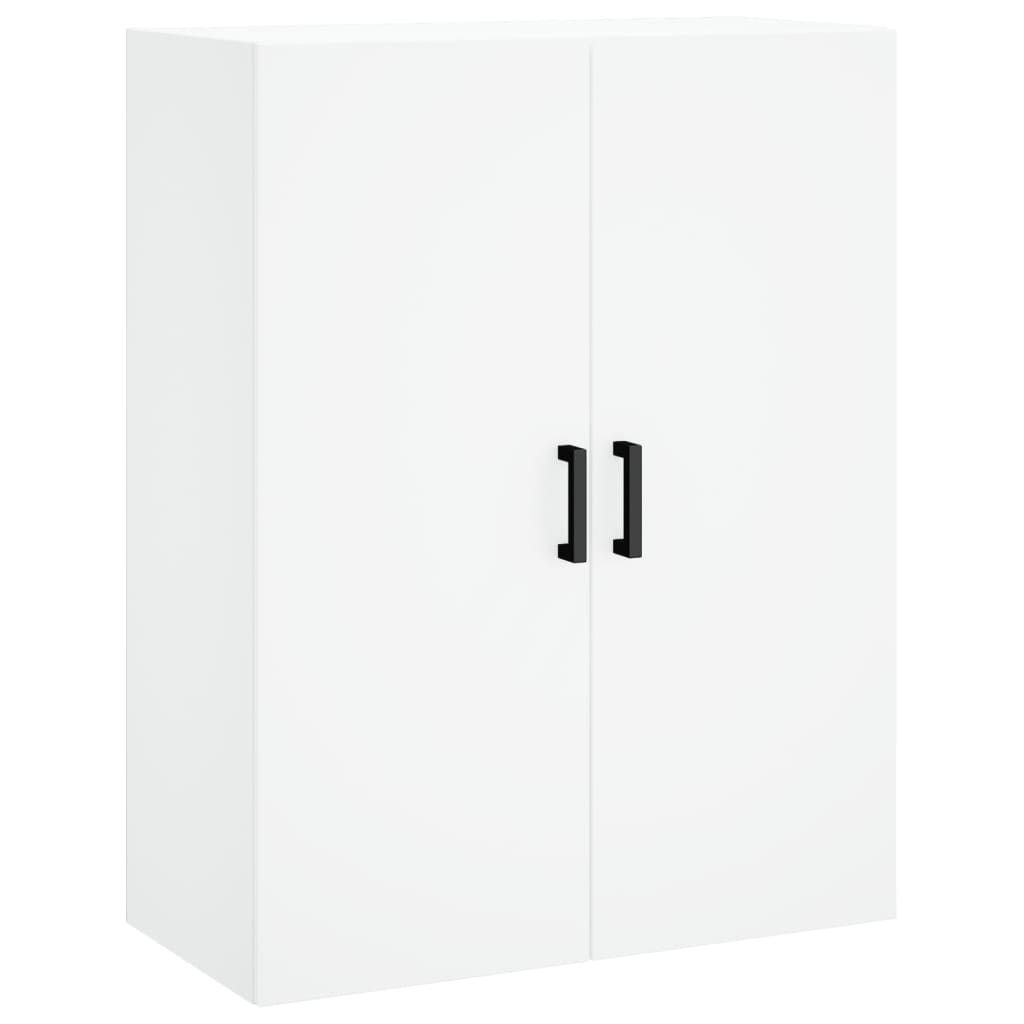 Dulapuri cu montaj pe perete, 2 buc, alb, 69,5x34x90 cm, model negru formă u — imaginea 5