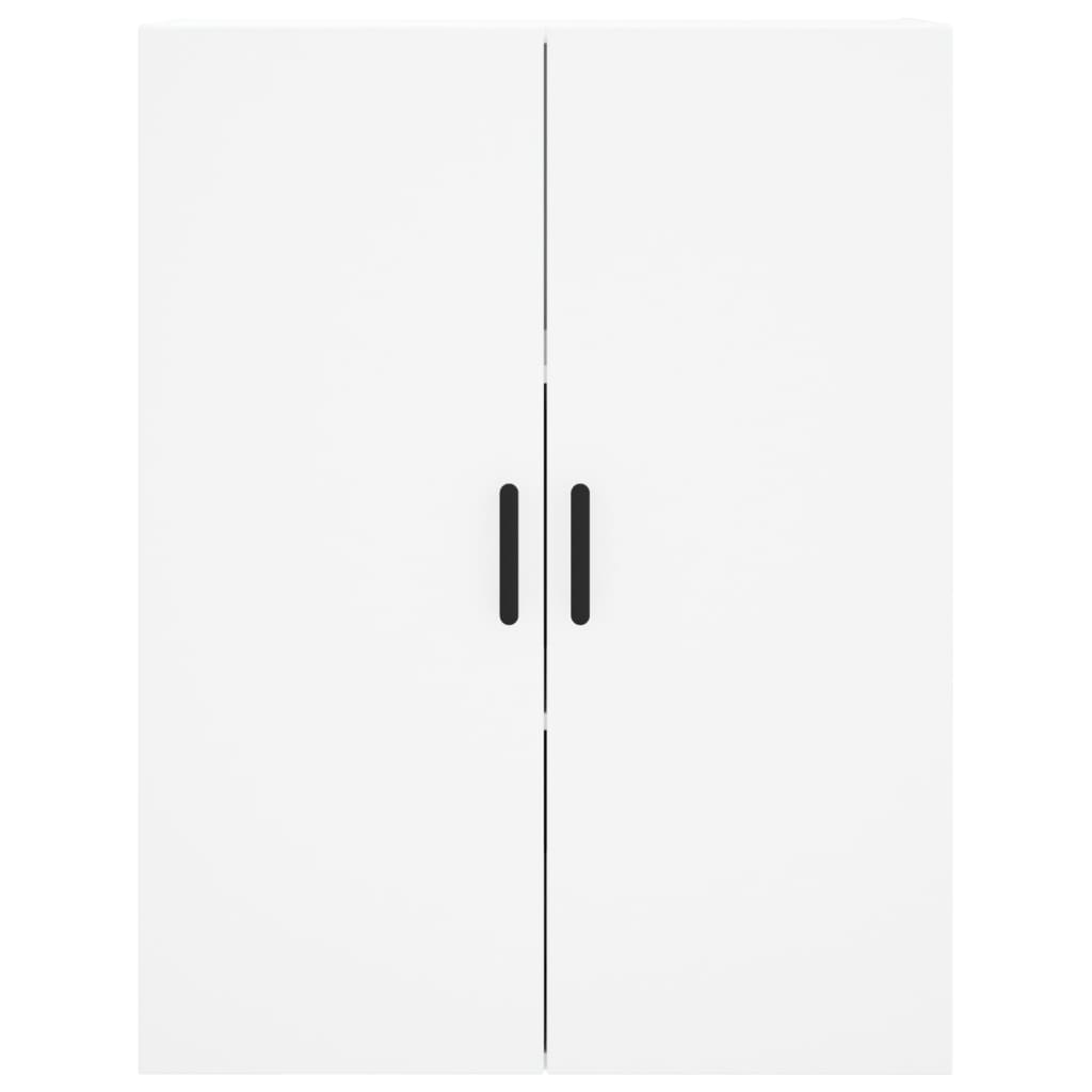 Dulapuri cu montaj pe perete, 2 buc, alb, 69,5x34x90 cm, model negru rotund — imaginea 6