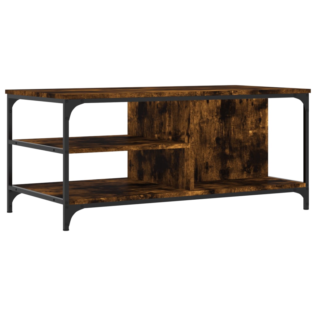 Masuta de cafea, stejar fumuriu, 100x50x45 cm, lemn prelucrat