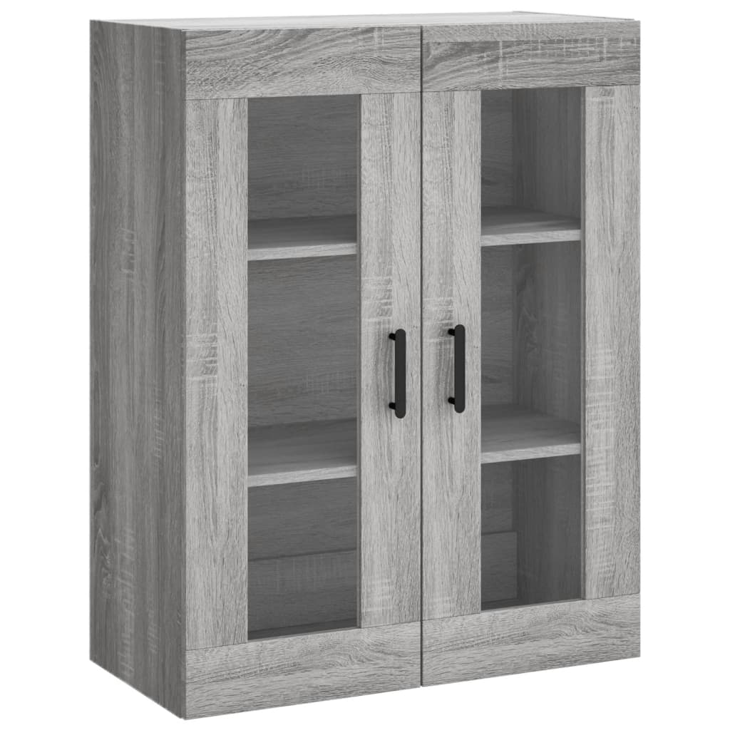 Dulap inalt, gri sonoma, 69,5x34x180 cm, lemn compozit — imaginea 5