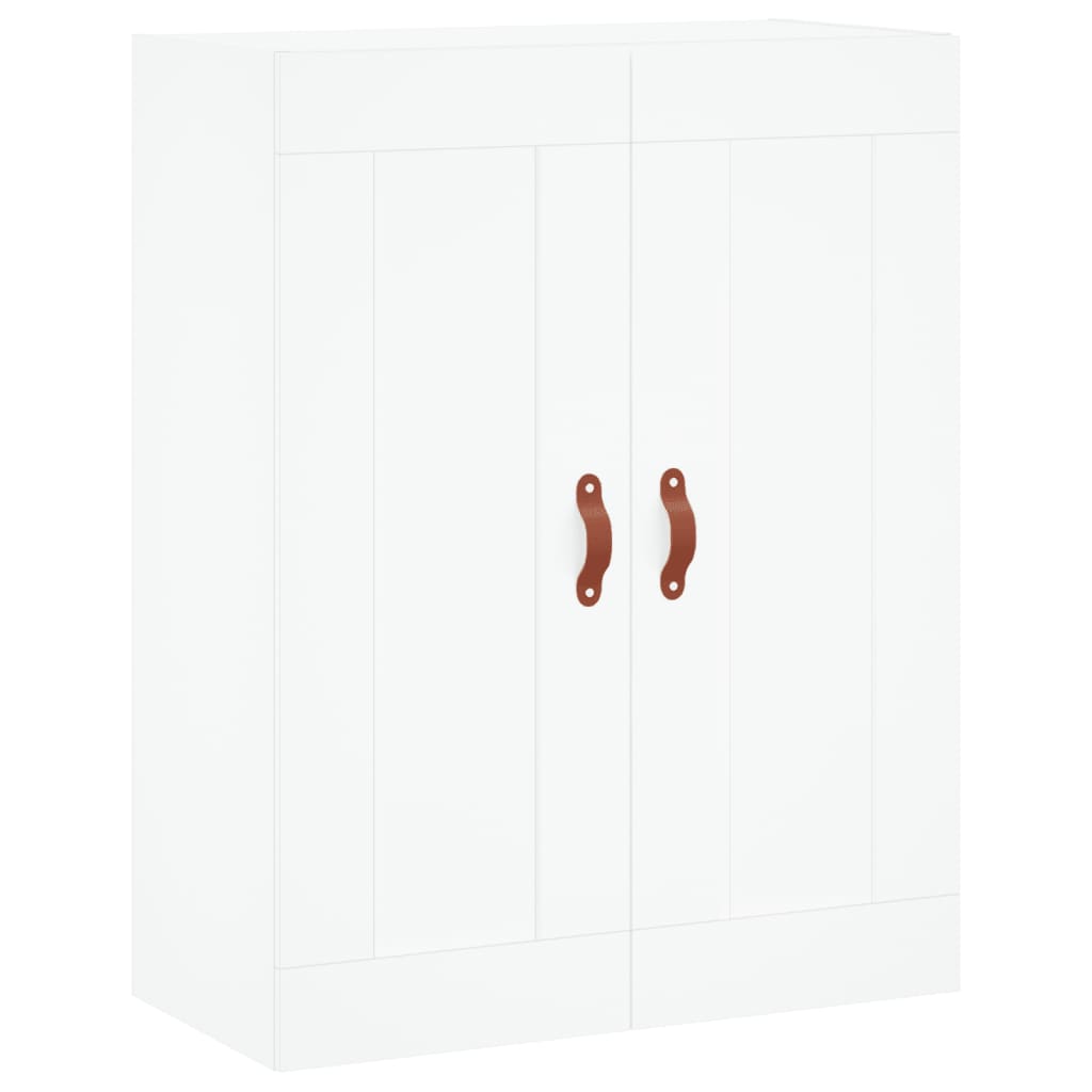 Dulap inalt, alb, 69,5x34x180 cm, lemn compozit — imaginea 5